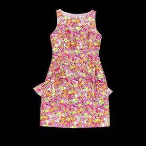 Neubyrne Floral Mini Bow Flower Spring Summer Dress Womens S / 4 NEW NWT